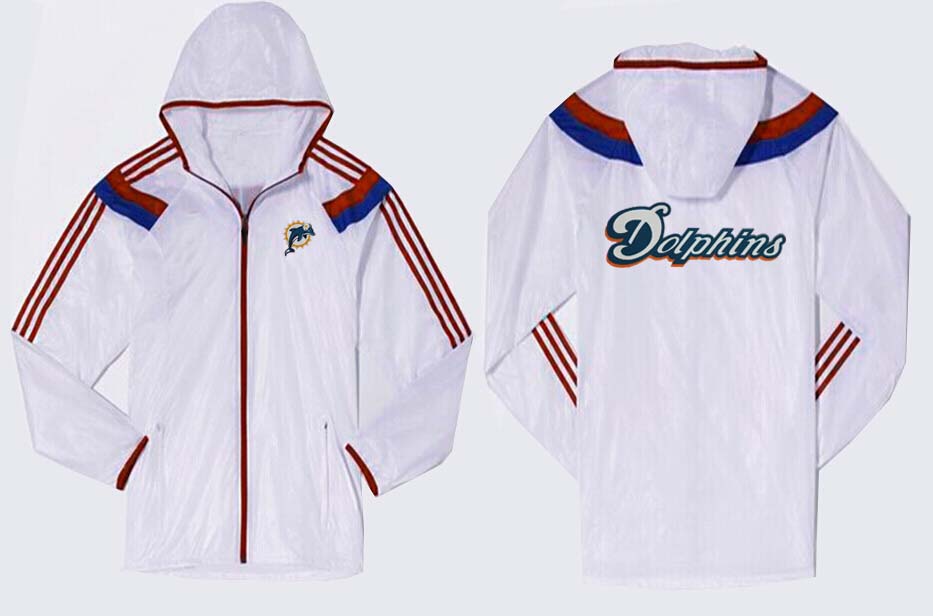 NFL Miami Dolphins White Color  Jacket