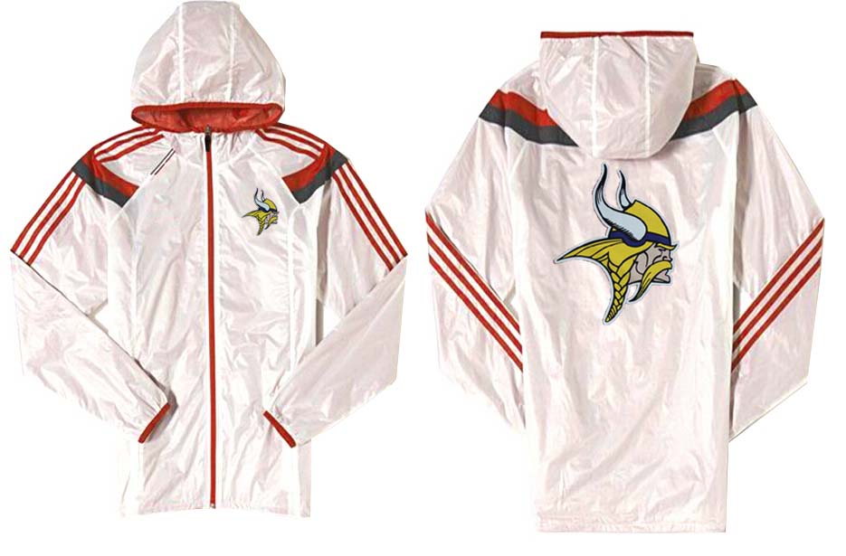 NFL Minnesota Vikings White Red Jacket