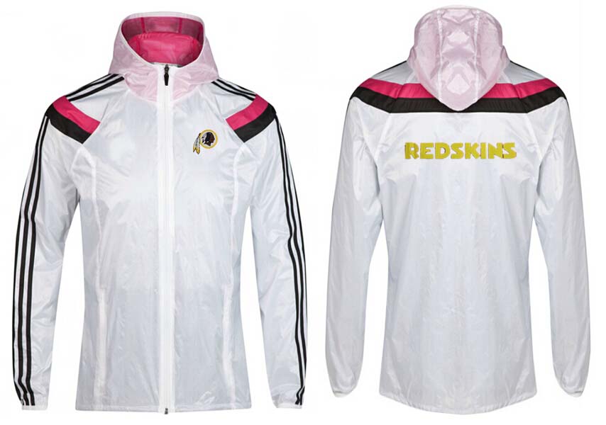 NFL Washington Redskins White Pink Color Jacket