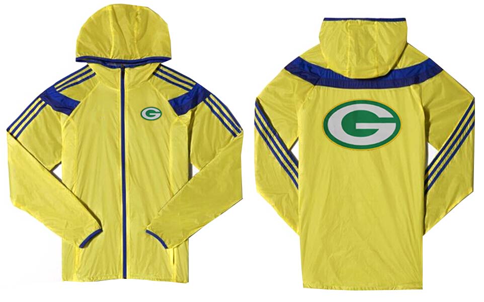 NFL Green Bay Packers Yellow Blue Jacket