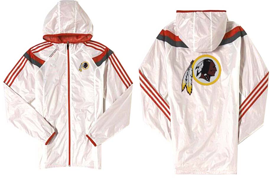 NFL Washington Redskins White Red Jacket