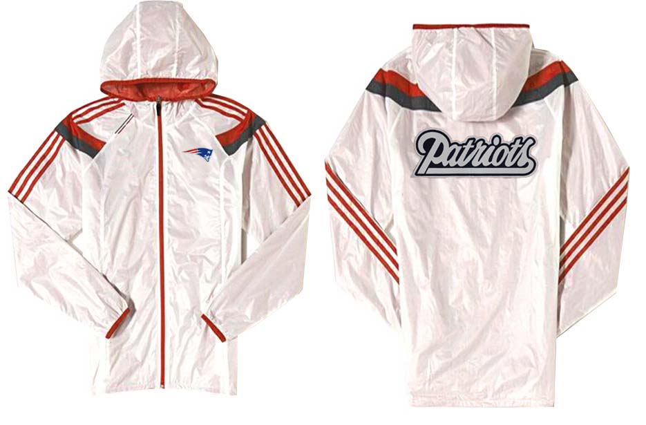 NFL New England Patriots White Red Color Jacket