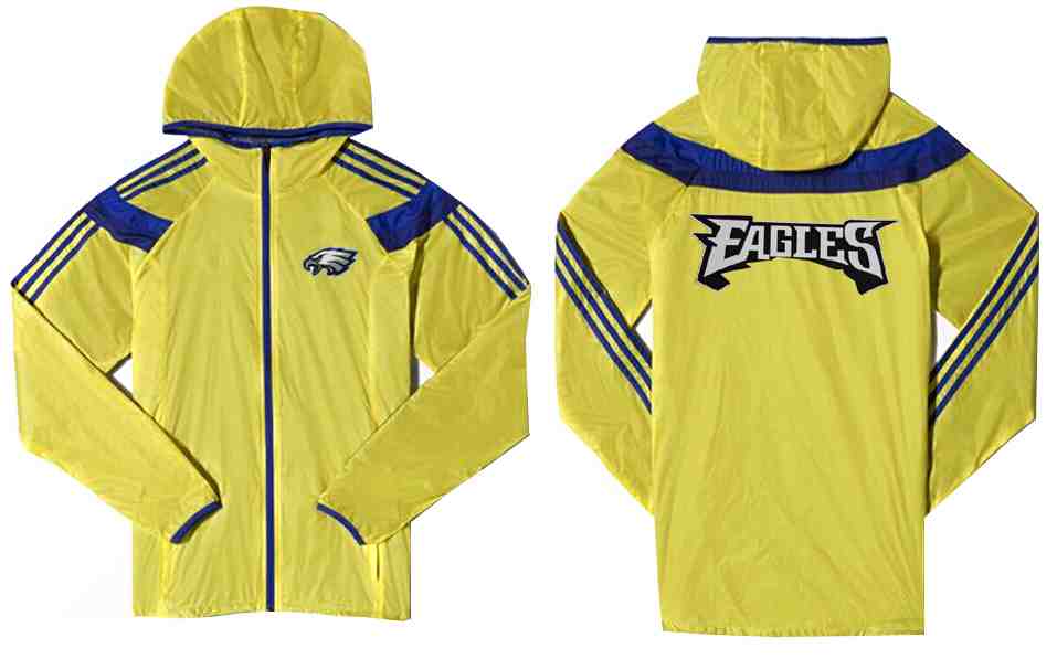 NFL Philadelphia Eagles Yellow Blue Jacket