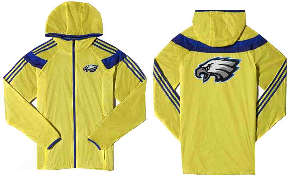 NFL Philadelphia Eagles Yellow Blue Color Jacket