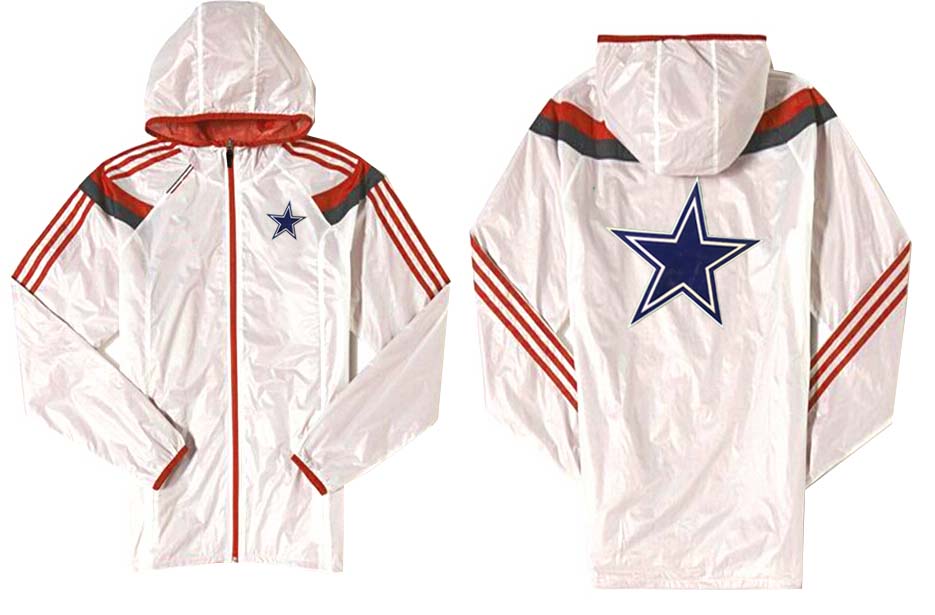 NFL Dallas Cowboys White Orange Color Jacket