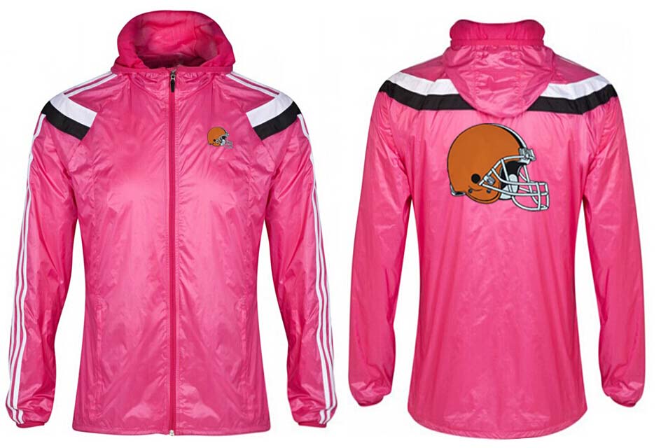 NFL Cleveland Browns Pink Color Jacket