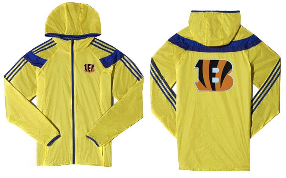 NFL Cincinnati Bengals Yellow Blue Jacket