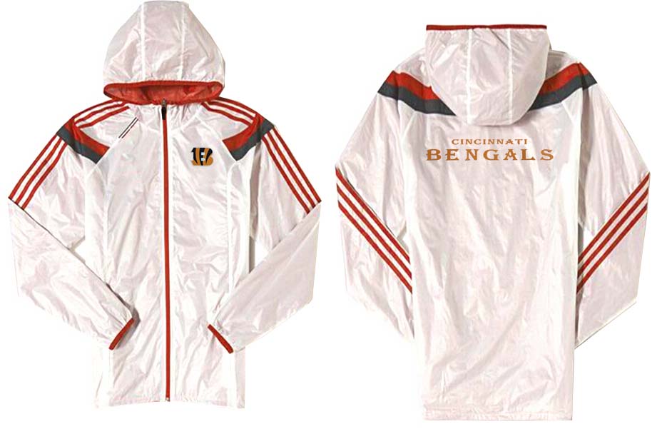 NFL Cincinnati Bengals White Red Jacket