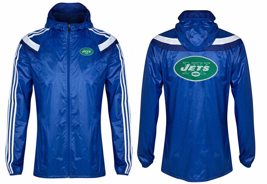 NFL New York Jets Blue Color Jacket