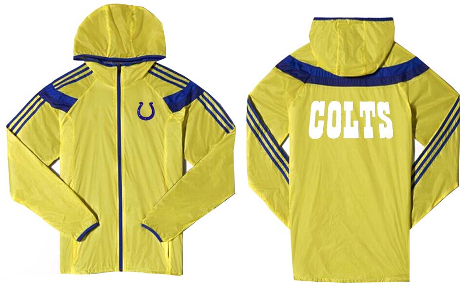 NFL Indianapolis Colts Yellow Blue Jacket 