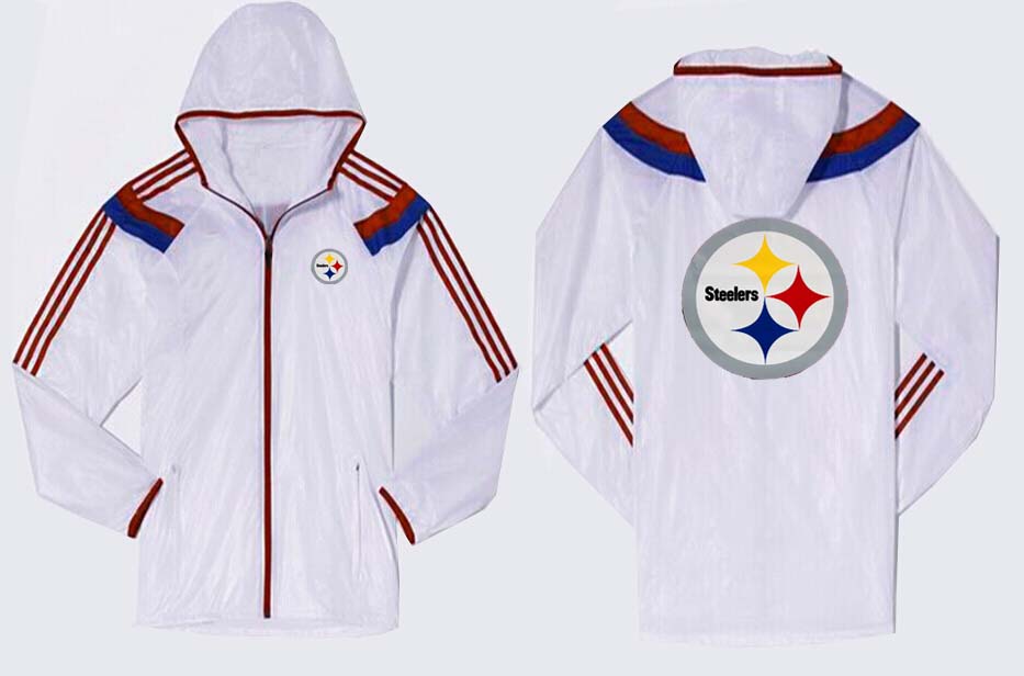 NFL Pittsburg Steelers White Color Jacket 2
