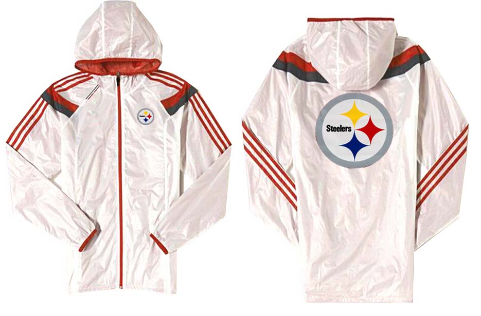 NFL Pittsburgh Steelers White Red Color Jacket