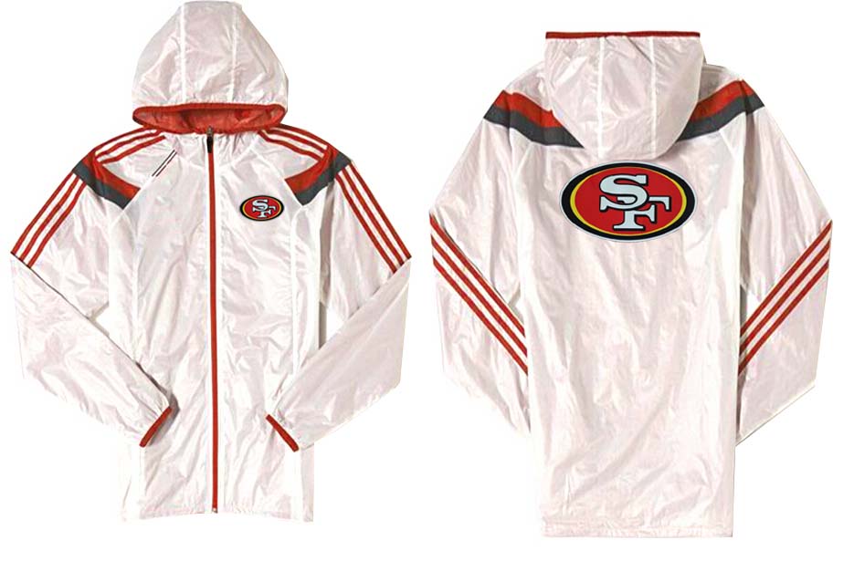 NFL San Francisco 49ers White Red Jacket