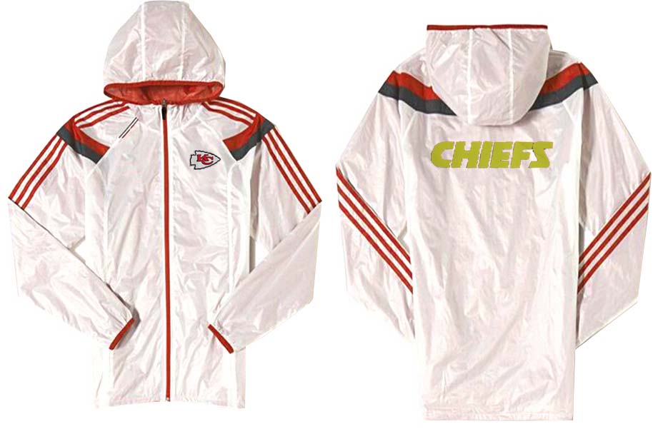 NFL Kansas City Chiefs White Red Jacket 2