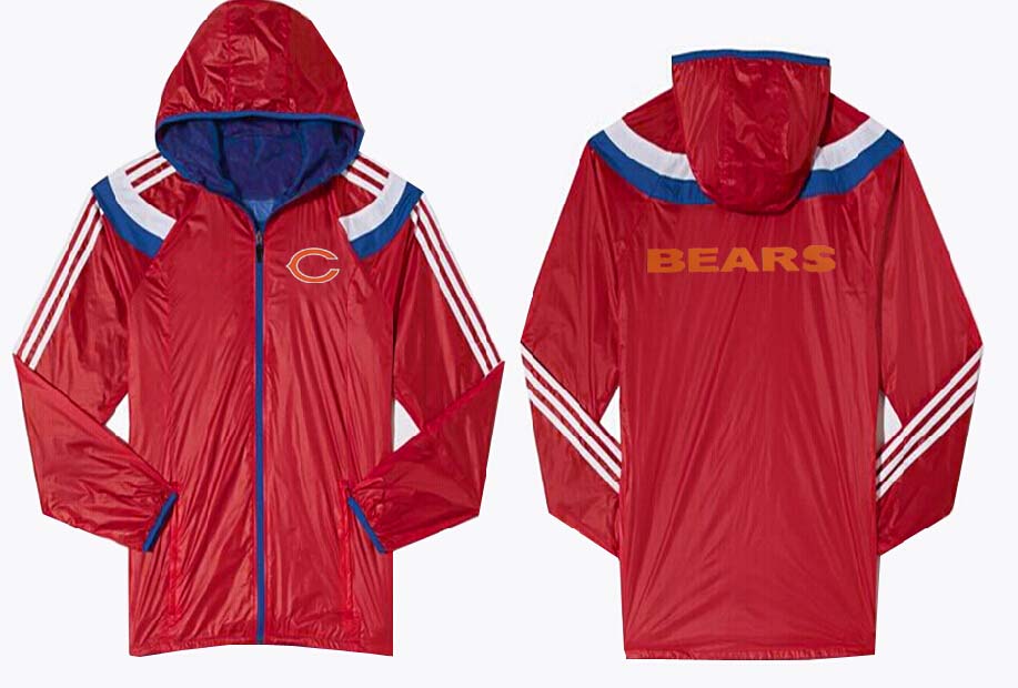 NFL Chicago Bears Red Blue Jackets