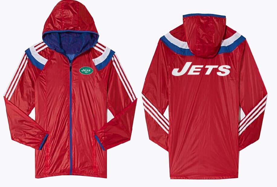 NFL New York Jets Red Blue Color Jacket