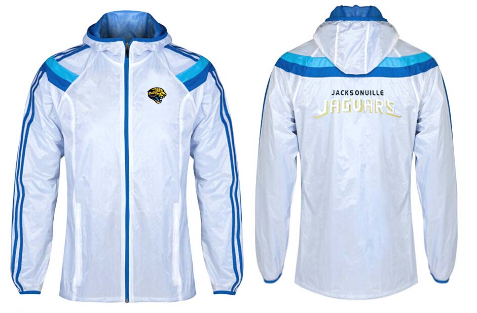 NFL Jacksonville Jaguars White Blue Color Jacket