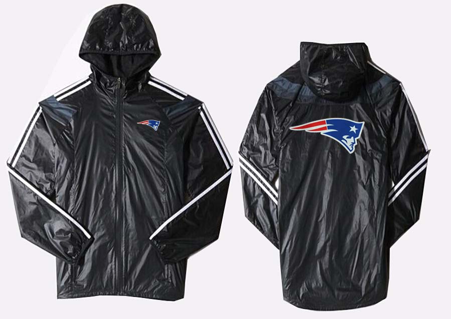 NFL New England Patriots ALL Black Jacket