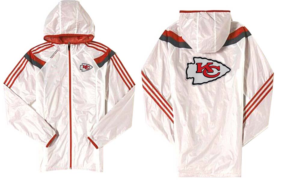 NFL Kansas City Chiefs White Red Jacket