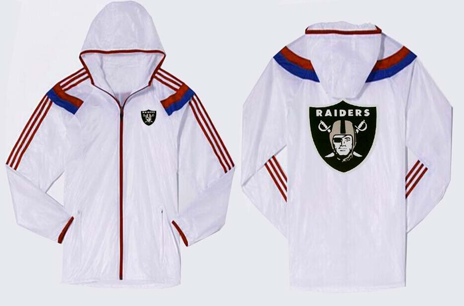 NFL Oakland Raiders White Color Jacket