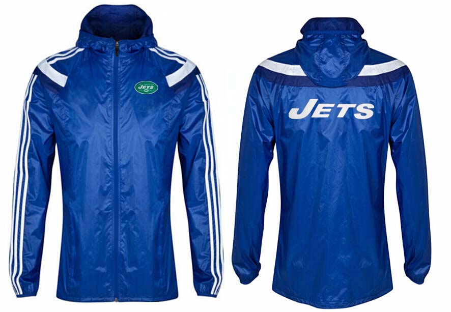 NFL New York Jets All Blue Jacket