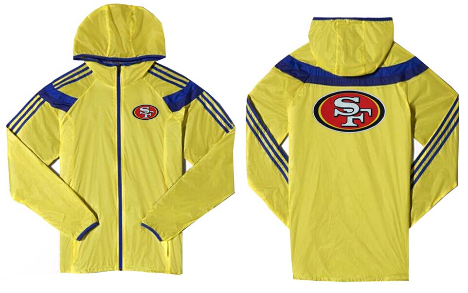 NFL San Francisco 49ers Yellow Blue Jacket