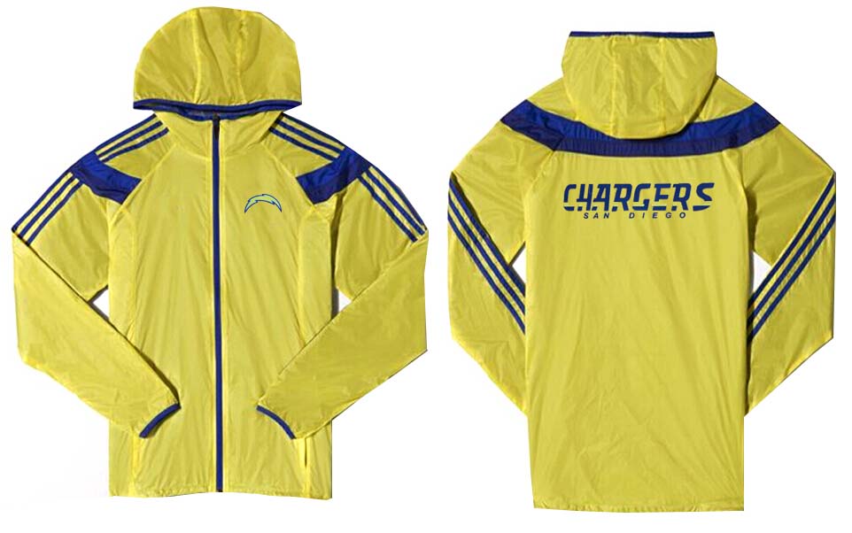 NFL San Diego Chargers Yellow Color Jacket