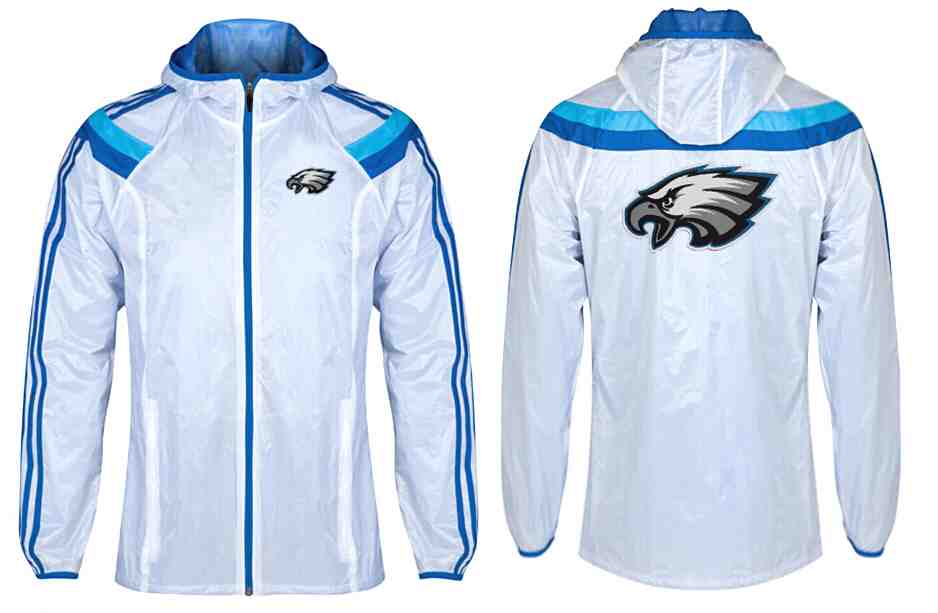 NFL Philadelphia Eagles White Blue Color Jacket