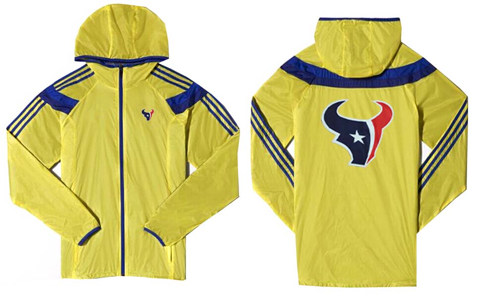 NFL Houston Texans Yellow Blue Jacket