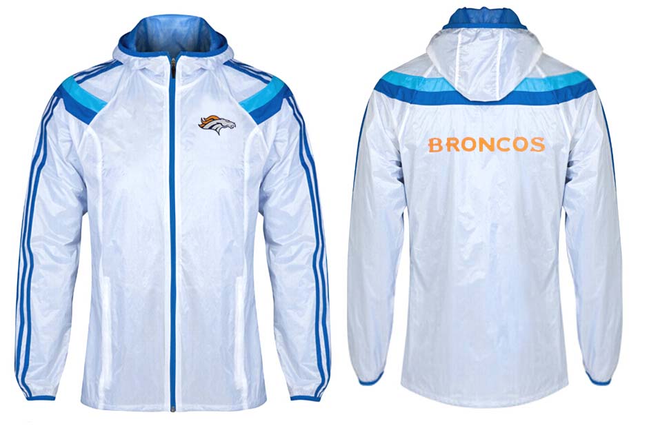 NFL Denver Broncos White Blue Color Jacket