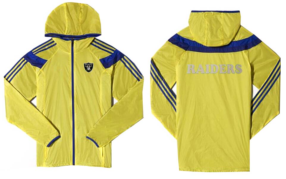 NFL Oakland Raiders Yellow Blue Color Jacket