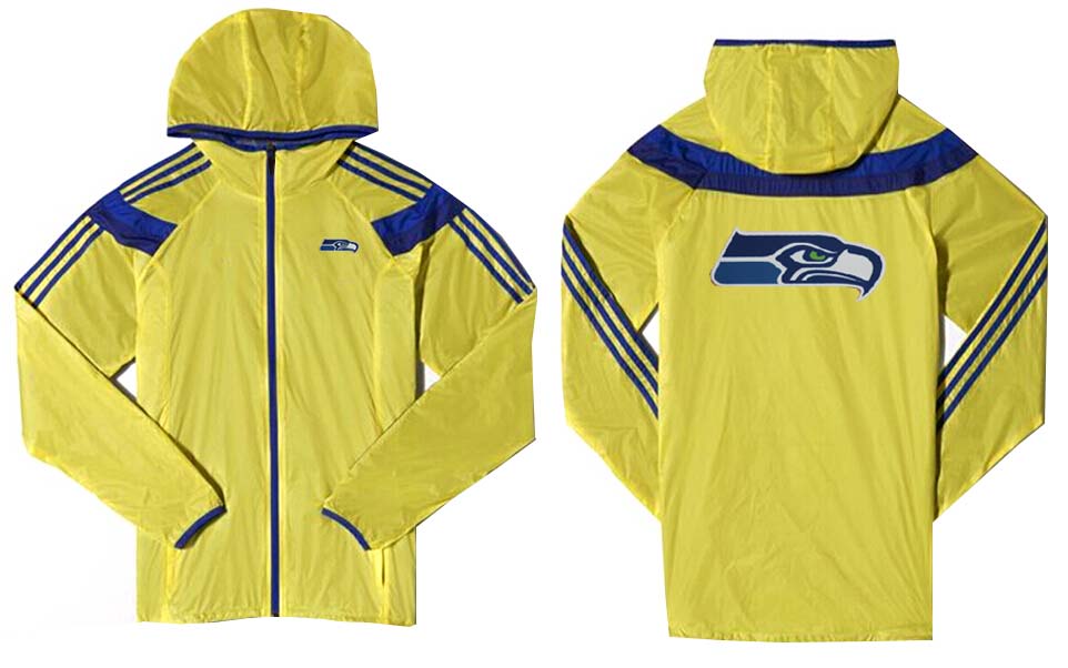 NFL Seattle Seahawks Yellow Blue Jacket