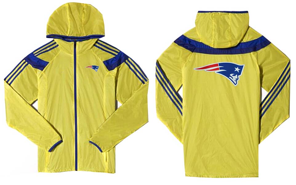 NFL New England Patriots Yellow Blue Color Jacket