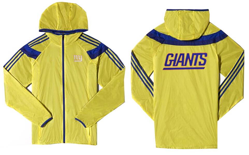 NFL New York Giants Yellow Blue Color Jacket