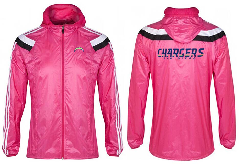NFL San Diego Chargers Rose Pink Color Jacket