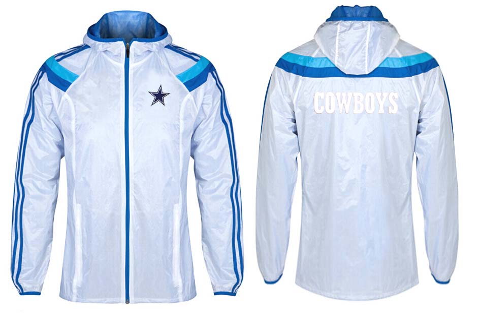 NFL Dallas Cowboys White Blue Color Jacket 2