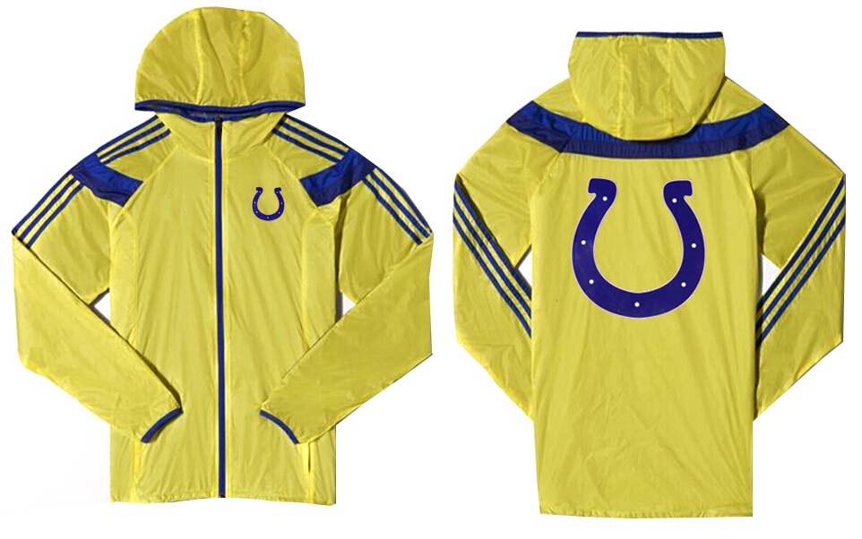 NFL Indianapolis Colts Yellow Blue Jacket