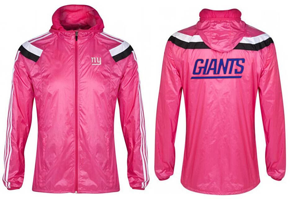 NFL New York Giants Pink Color Jacket