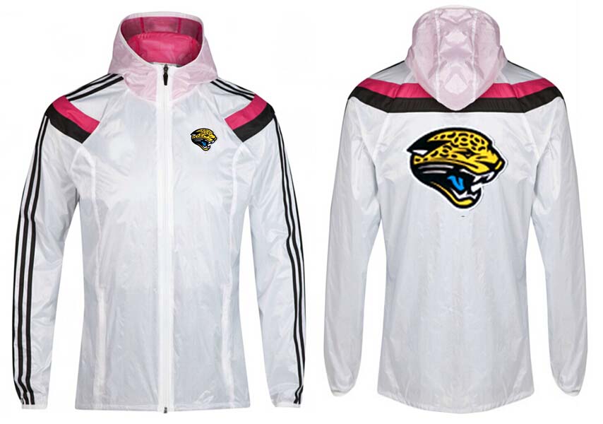 NFL Jacksonville Jaguars White Pink Color Jacket