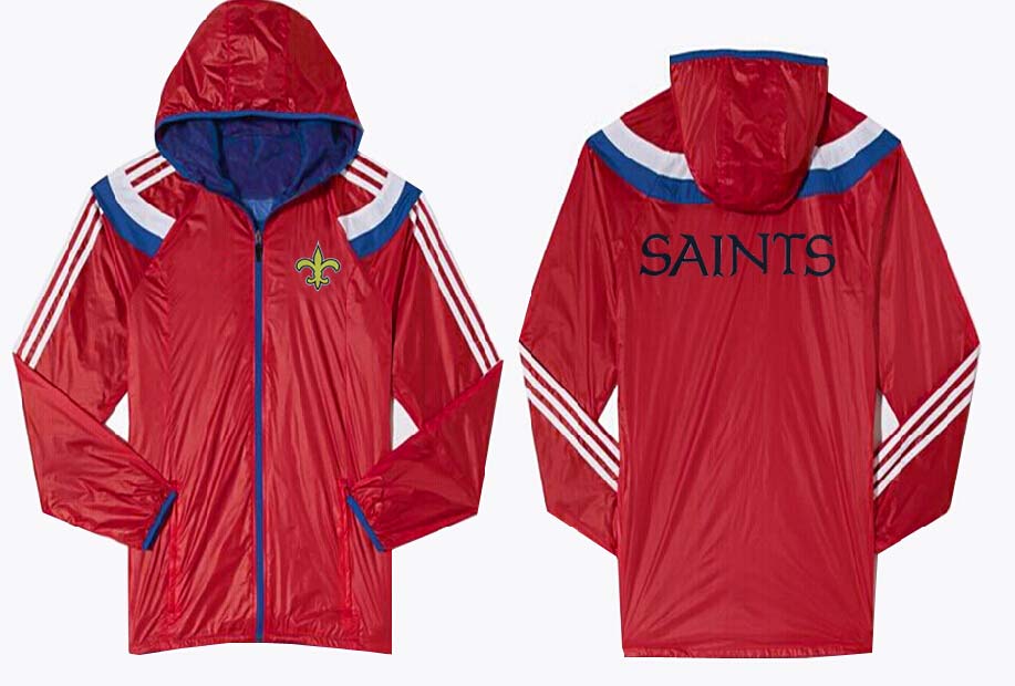 NFL New Orleans Saints Red Blue Color Jacket