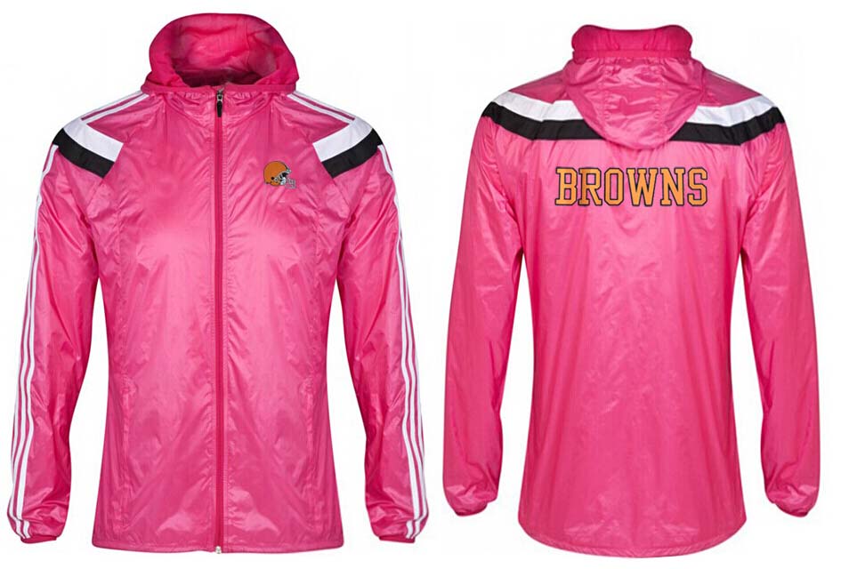 NFL Cleveland Browns Pink Jacket