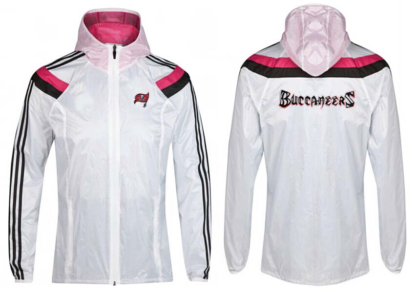 NFL Tampa Bay Buccaneers White Pink Jacket