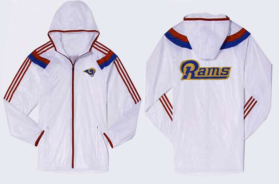 NFL St.Louis Rams All White Color Jacket