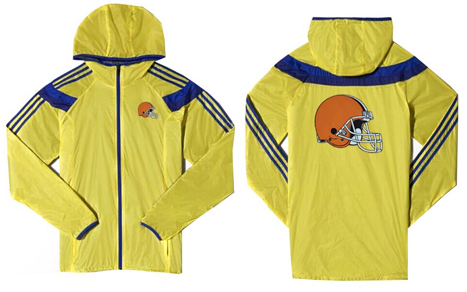 NFL Cleveland Browns Yellow Blue Color Jacket