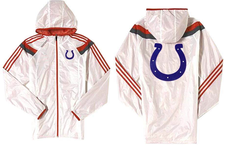 NFL Indianapolis Colts White Red Jacket