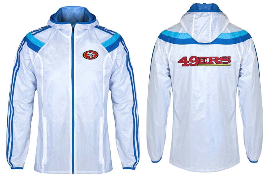 NFL San Francisco 49ers White Blue Color Jacket