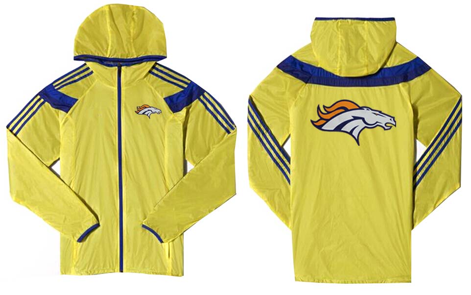 NFL Denver Broncos Yellow Color Jacket