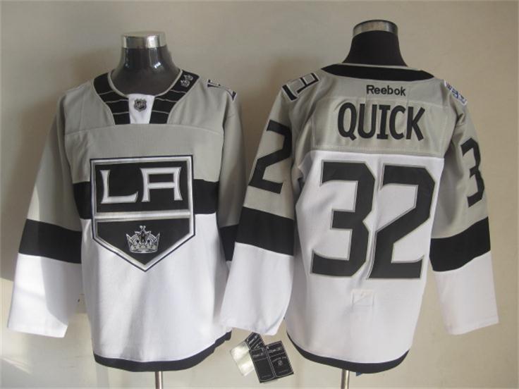 2015 New NHL Los Angeles Kings #32 Quick Grey Jersey
