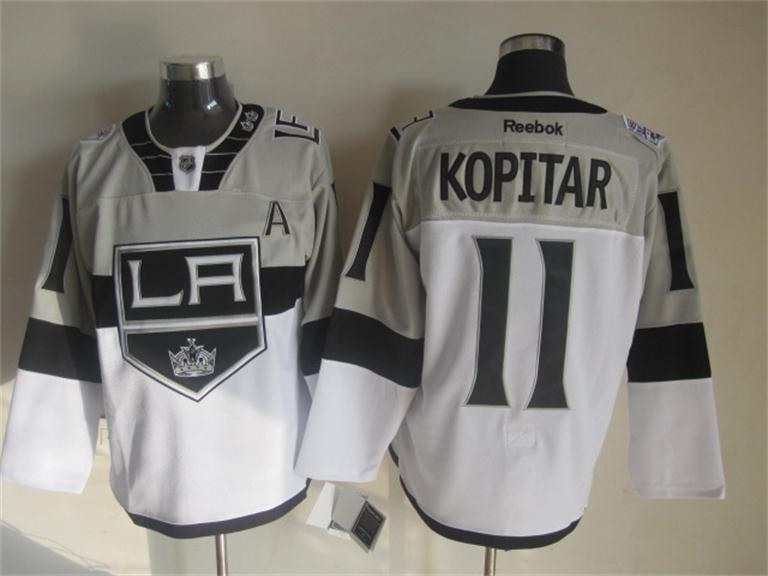 2015 New NHL Los Angeles Kings #11 Kopitar Grey Jersey
