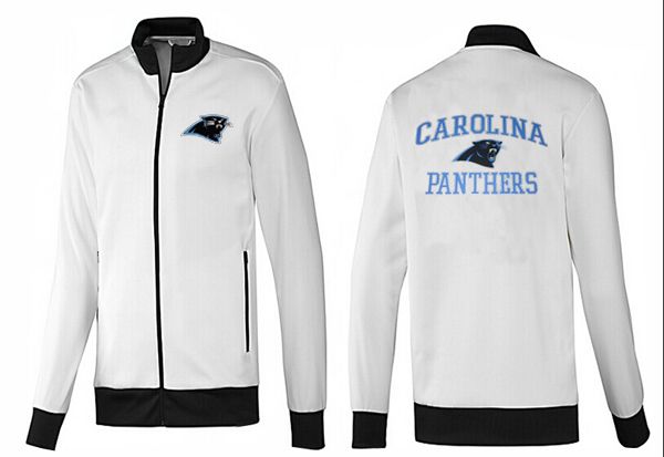 Carolina Panthers White Black  NFL Jacket